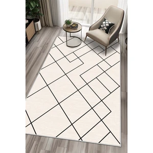 Lavita Home Dijital Baskı Yıkanabilir Kaymaz Bej Salon Halısı Mutfak Halısı Yolluk ve Paspas