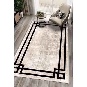Lavita Home Dijital Baskı Yıkanabilir Kaymaz Bej Salon Halısı Mutfak Halısı Yolluk ve Paspas