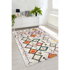 Lavita Home Dijital Baskı Yıkanabilir Kaymaz Renkli Salon Halısı Mutfak Halısı Yolluk ve Paspas