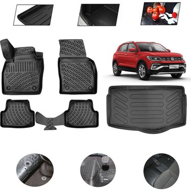 OtoLine Volkswagen T-Cross 2022 Model 4d Bagaj Paspas Set Fiyatı