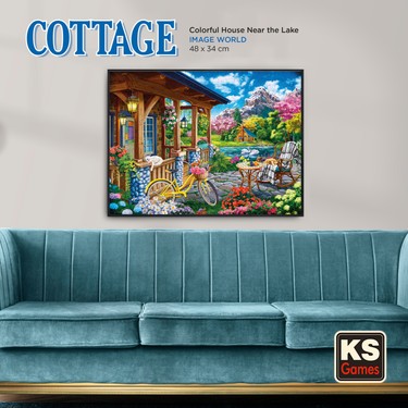 KS Games Colorful House Near The Lake 500 Parça Puzzle Fiyatı