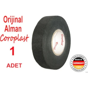 Coroplast Bez Bant Tüysüz Yanmaz Kumaş Kablo Sarma Bantı 19MM x 15MT