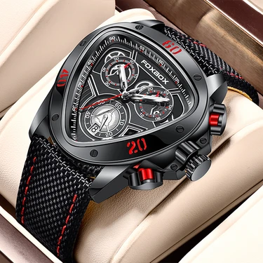 Hanyang Siyah Lıge Üst Marka Büyük Arama Chronograph Quartz