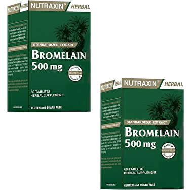 Nutraxin Bromelain 500 mg 60 Tablet 2