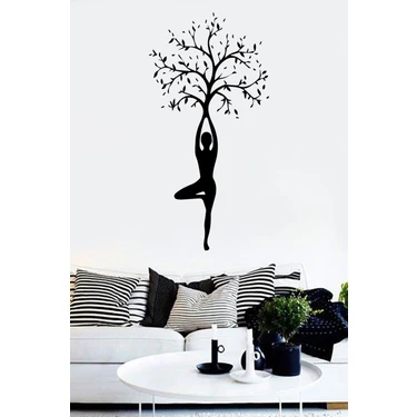 Tree Yoga Pose Sticker