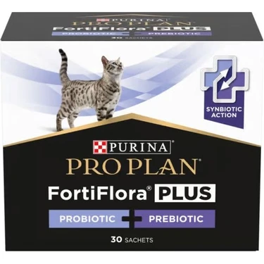 Proplan Fortiflora Kediler Için Probiyotik-Prebiotik Takviyesi 30 Şase (30 X1,5