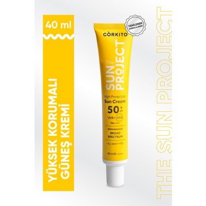 The Sun Project Yüksek Korumalı Güneş Kremi High Protection Sun Cream 50+ SPF PA++++ 40 ml