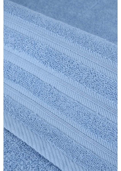 Pure Bukle Bordürlü Havlu Mavı 90X150 fiyatları
