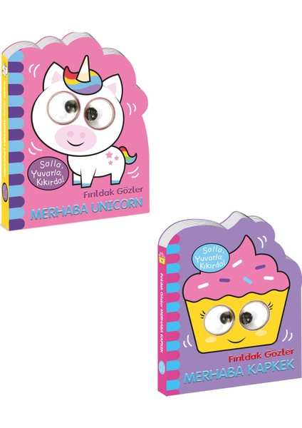 Fırıldak Gözler Merhaba Unicorn - Merhaba Kapkek 2 Kitap