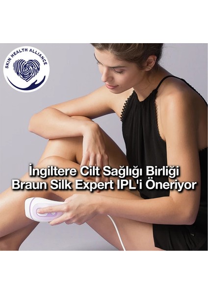 Silk·expert Pro3 PL3132 Yeni Nesil Ipl Tüy Alma Cihazı Ek Hassas Bölge Ataçmanı Kablolu Lazer Epilasyon 300.000 Işık Atımı