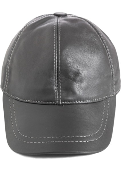 Unisex Deri Beyzbol Kep