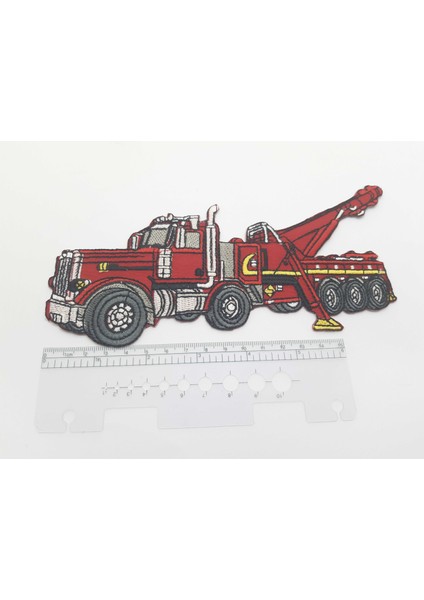 "çekici Kamyon " Logolu 19 cm x 11 cm Boyutlarında Arma Yama Patch (1 Adet)