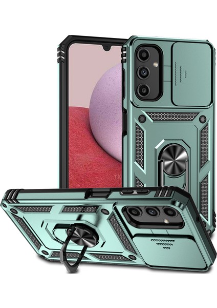 Samsung Galaxy A14 5g Case Pc+Tpu Slayt Kamera Koruyucu Kickstand ile Telefon Kapağı (Yurt Dışından)