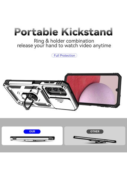 Samsung Galaxy A14 5g Case Pc+Tpu Slayt Kamera Koruyucu Kickstand ile Telefon Kapağı (Yurt Dışından) modelleri