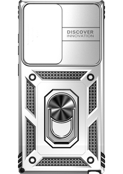 Samsung Galaxy S23 Ultra Kılıf Slayt Kamera Koruma Anti-Drop Kickstand Pc+Tpu Telefon Kapağı (Yurt Dışından) fiyatları