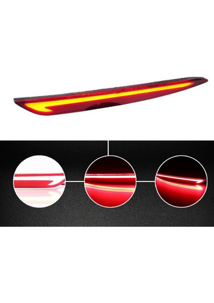 Fren Arka Bar Işık Arka Kuyruk Işık Dönüş Sinyali LED Arka Bar Uyarı Işığı Araba Ford Mondeo 2013 - 2016 Için (Yurt Dışından)