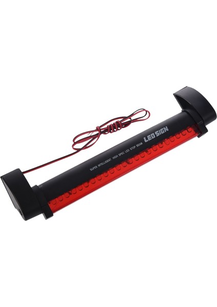 Kırmızı 24 LED Araba Araç Üçüncü Fren Durdurma Kuyruk Işık Lambası Bar Dc 12V (Yurt Dışından)