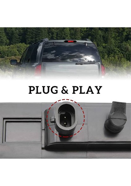 Nissan Armada 2005-2015 Için LED 3rd Üçüncü Fren Lambası Pathfinder-Armada 2004 Infiniti QX56 2004-2010 26590-7S000 (Yurt Dışından)