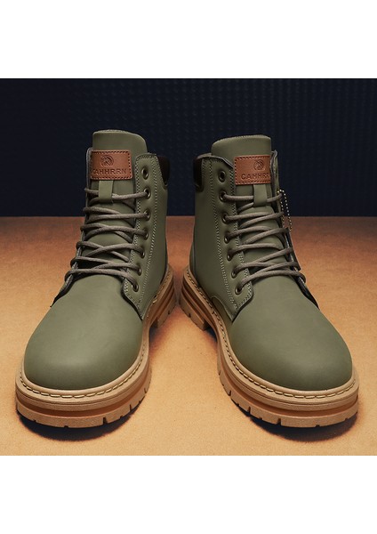 Martin Boots, Sonbahar Erkek Ayakkabıları, Yüksek Çete Ingiliz Tarzı, Işçi Ayakkabıları, Orta Çete Rahat Deri Ayakkabılar, Siyah Kısa Çizmeler (Yurt Dışından)