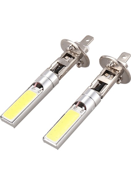 2x H1 Xenon Beyaz 6000K 7.5W Cob LED Smd Drl Sürüş Sis Farı Başkanı Ampul (Yurt Dışından)
