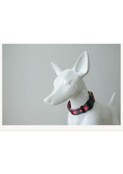 Bigsharp Yeni Taklit Naylon Baskı Noel Çiçek Tasması Çekme Kayışı Yay Seti Pürüzsüz Rahat Eğitim Köpek Kayışı (Yurt Dışından) fırsatları