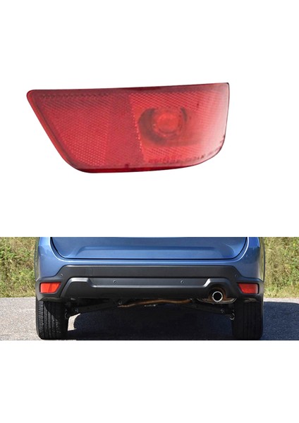 Sağ Arka Tampon Reflektörler Sis Lambası 84551-SJ000 Subaru Forester 2019-2021 Için Arka Lambası Reflektör Lambası Ampul Olmadan (Yurt Dışından)