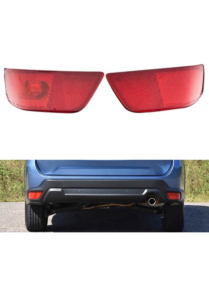 Sol Arka Tampon Reflektörler Sis Lambası 84551-SJ010 Subaru Forester 2019-2021 Için Arka Lambası Reflektör Lambası Ampul Olmadan (Yurt Dışından)