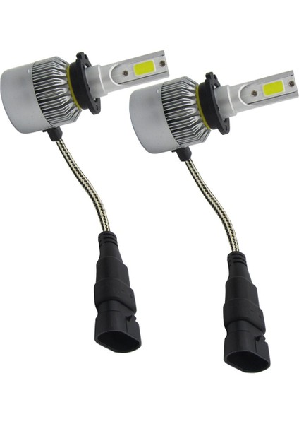 2 x D2S D4S T2 Ampuller LED Far Kiti Elmas Beyaz Işık Carauto Sürüş Işını 6000K (Yurt Dışından)