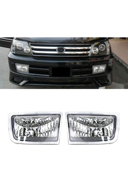 Araba Ön Sağ Tampon Sis Farları Montaj Sis Lambası Ampul Olmadan Toyota Land Cruiser Prado 90 FJ90 3400 1996-2003 (Yurt Dışından)
