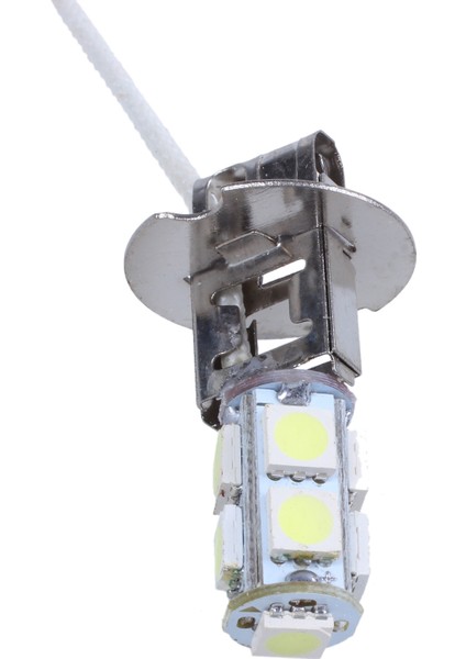 Araba H3 Soket 9 Beyaz 5050-SMD LED Sis Farı Sis Far Lambası Dc 12V (Yurt Dışından)