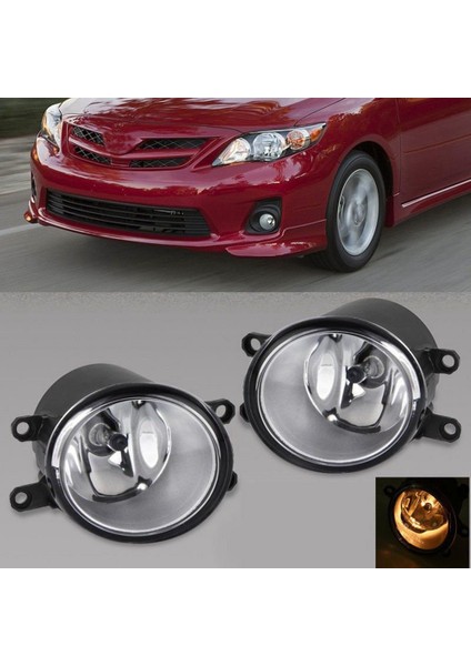 Araba Ön Sol Sağ Tampon Sis Farları Sis Lambası Toyota Camry Corolla Için Ampul ile Rav4 2006-2012 Lexus Için (Yurt Dışından)