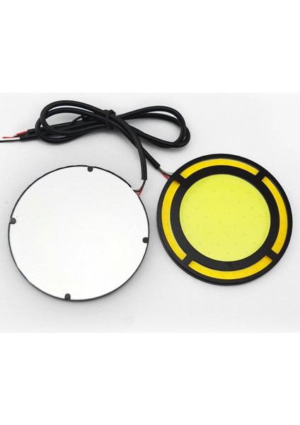 Araba Sarı + Beyaz Cob LED Gün Işığı Ampul Drl Lamba Gündüz Çalışan Sis Farı (Yurt Dışından)