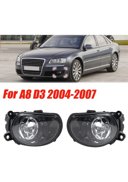 Audi A8 D3 2004-2007 4E0941700A Halojen Ampuller ile Sağ Ön Sürüş Sis Lambası Işık Meclisi (Yurt Dışından) indirimleri