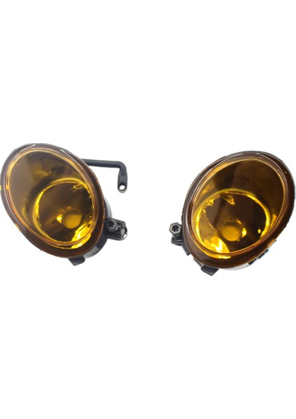 01-06-Bmw E46-BMW E39 Için Sarı Lens Çifti Tampon Sis Lambası Lambasının Değiştirilmesi (Yurt Dışından)