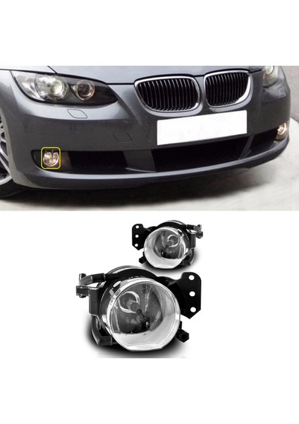 Sis Farları Takımı -Bmw 3 5 6 Serisi E60 E61 E90 E91 E63 E64 X3 E83 Ön Tampon Sis Lambası 6317691079163176910792 (Yurt Dışından)