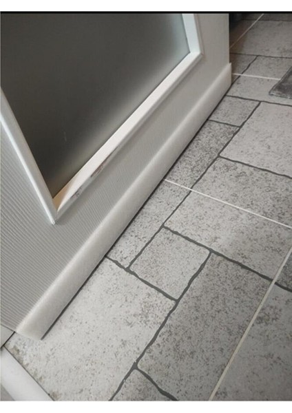 Ev Düzeni Için 4ADET Beyaz Kapı Altı Süngeri Rüzgarlık Geçmeli Strafor