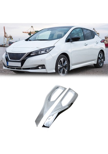 Ön Sis Lambası Lamba Kapağı Trim Sis Lambası Çerçeve Dekorasyon Çerçeve Krom Nissan Leaf Ze1 2018-2022 (Yurt Dışından) modelleri