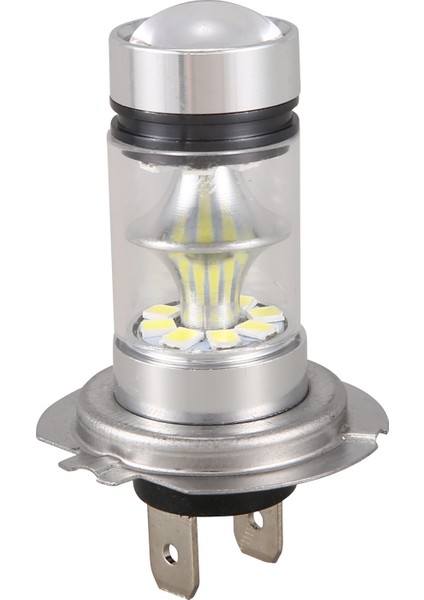 Çift Yüksek Güçlü LED H7 Ampul 100W 20LED Araç Sis Farı Lambası Farlar 6000K Beyaz (Yurt Dışından)