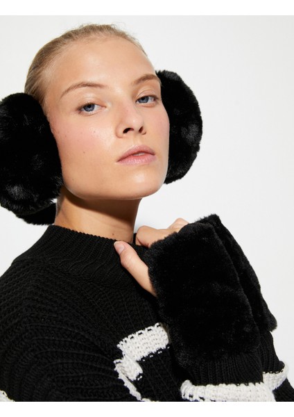 Parmaksız Suni Kürk Eldiven fiyatları