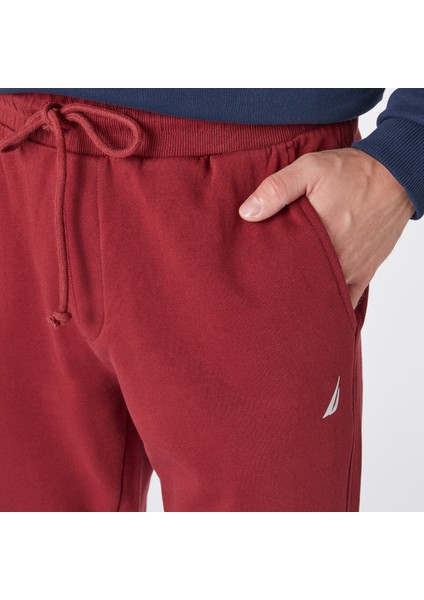 Erkek Bordo Standart Fıt Eşofman Altı KE37660T.6DA