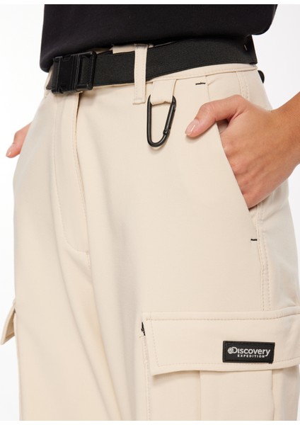 Krem Kadın Outdoor Pantolonu D3WL-PNT4 modelleri