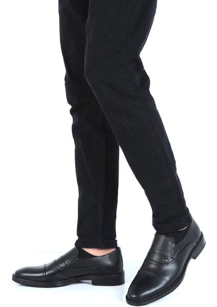 Ayakkabımood Berenni M 575 Siyah Deri Termo Taban Erkek Ayakkabı