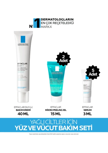 La Roche-Posay Yağlı Ciltler Için Vücut Bakım Seti