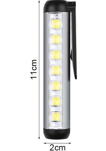 GS-495 Type-C Girişli Mıknatıslı Şarjllı Mini Cep Feneri