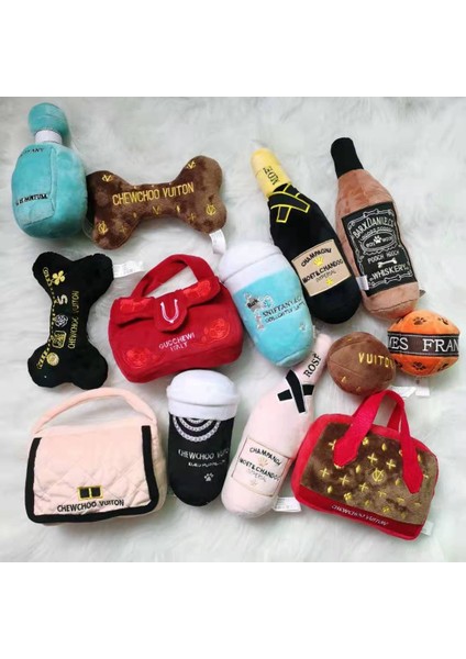 Kırmızı Komik Dolması Peluş Evcil Hayvan Oyuncakları Eğitim Lüks Köpek Oyuncakları Chewy Vuitton Köpek Çiğnme Oyuncak Köpek Moda Squeak Oyuncak Benzersiz Cızırtılı Peluş (Yurt Dışından) fiyatları