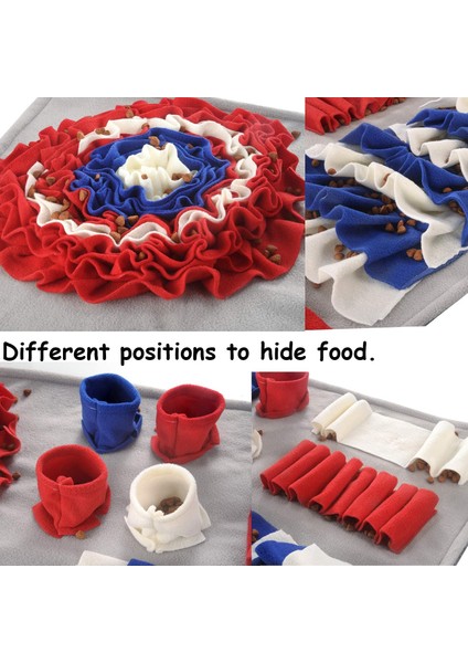 42X42 cm Pet Köpek Snuffle Mat Pet Koklama Eğitim Battaniye Ayrılabilir Polar Pedler Köpek Mat Stres Rahatlatmak Nosework Bulmaca Oyuncak Pet Burun Pedi (Yurt Dışından) fırsatları