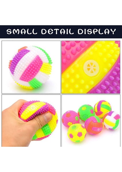6.5 Cm-Rastgele Yanıp Sönen LED Molar Topu Pet Renkli Işık Topu Interaktif Oyuncaklar Light Up Köpek Topları Kediler Köpek Oyuncak Pet Için Yanıp Sönen Elastik Top (Yurt Dışından)