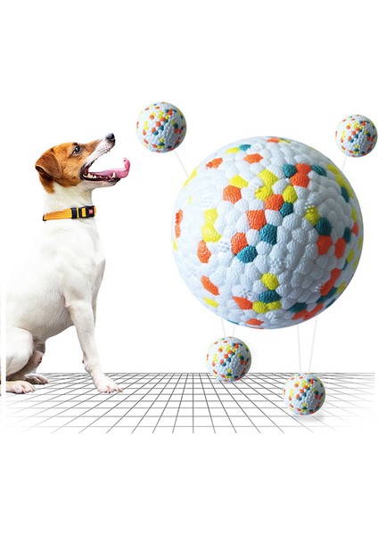 Kırmızı (5 Cm) Pet Köpek Oyuncak Getirme Topu Işık Çiğneme Lastik Top Yüksek Elastik Isırık Direnci Interaktif Fırlatma Uçan Oyuncaklar Köpekler Için Aksesuarlar (Yurt Dışından)