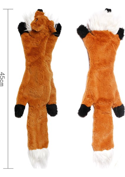 Rakun Evcil Hayvan Malzemeleri Köpek Hayvan Kabuk Oyuncak 45 cm Pet Ses Peluş Oyuncak Squeak Oyuncaklar (Yurt Dışından)