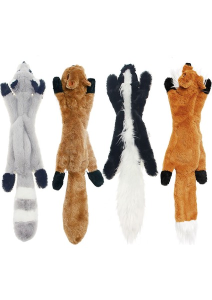 Rakun Evcil Hayvan Malzemeleri Köpek Hayvan Kabuk Oyuncak 45 cm Pet Ses Peluş Oyuncak Squeak Oyuncaklar (Yurt Dışından)